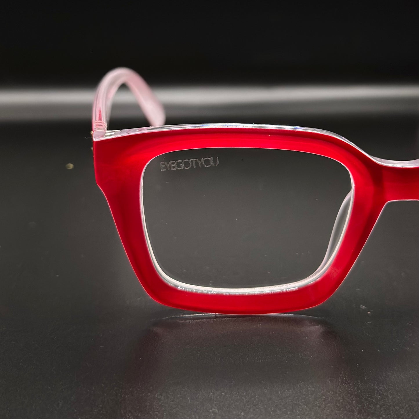 parker rx. (red w/ clear)