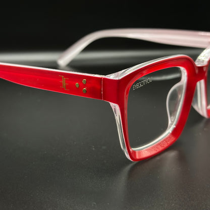 parker rx. (red w/ clear)