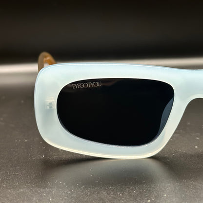 atlas. (baby blue w/ brown temple)