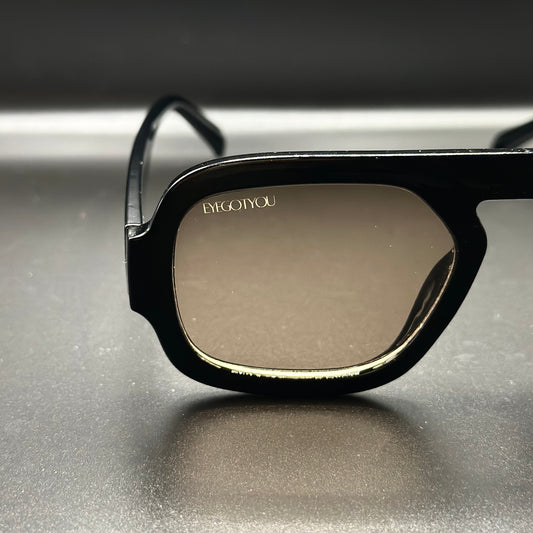 metro. (black w/ brown lens)